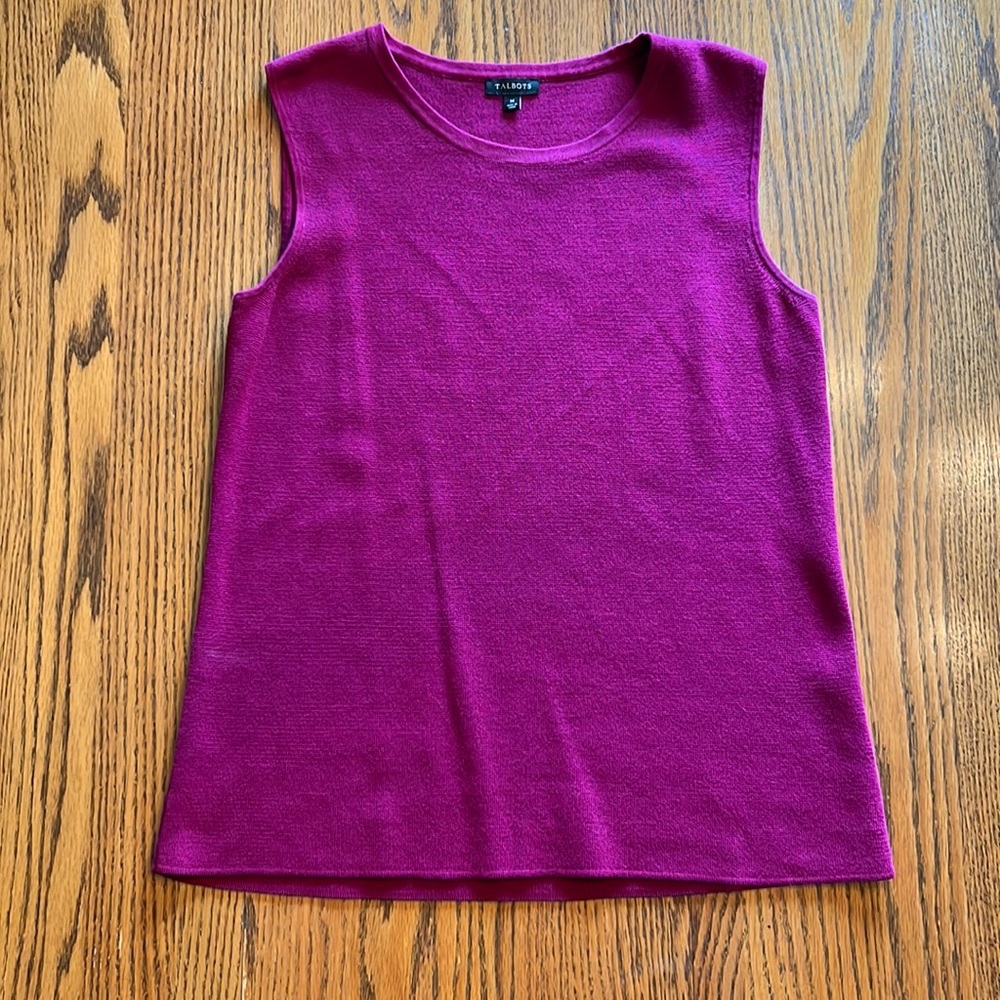 TALBOTS SLEEVELESS SWEATER